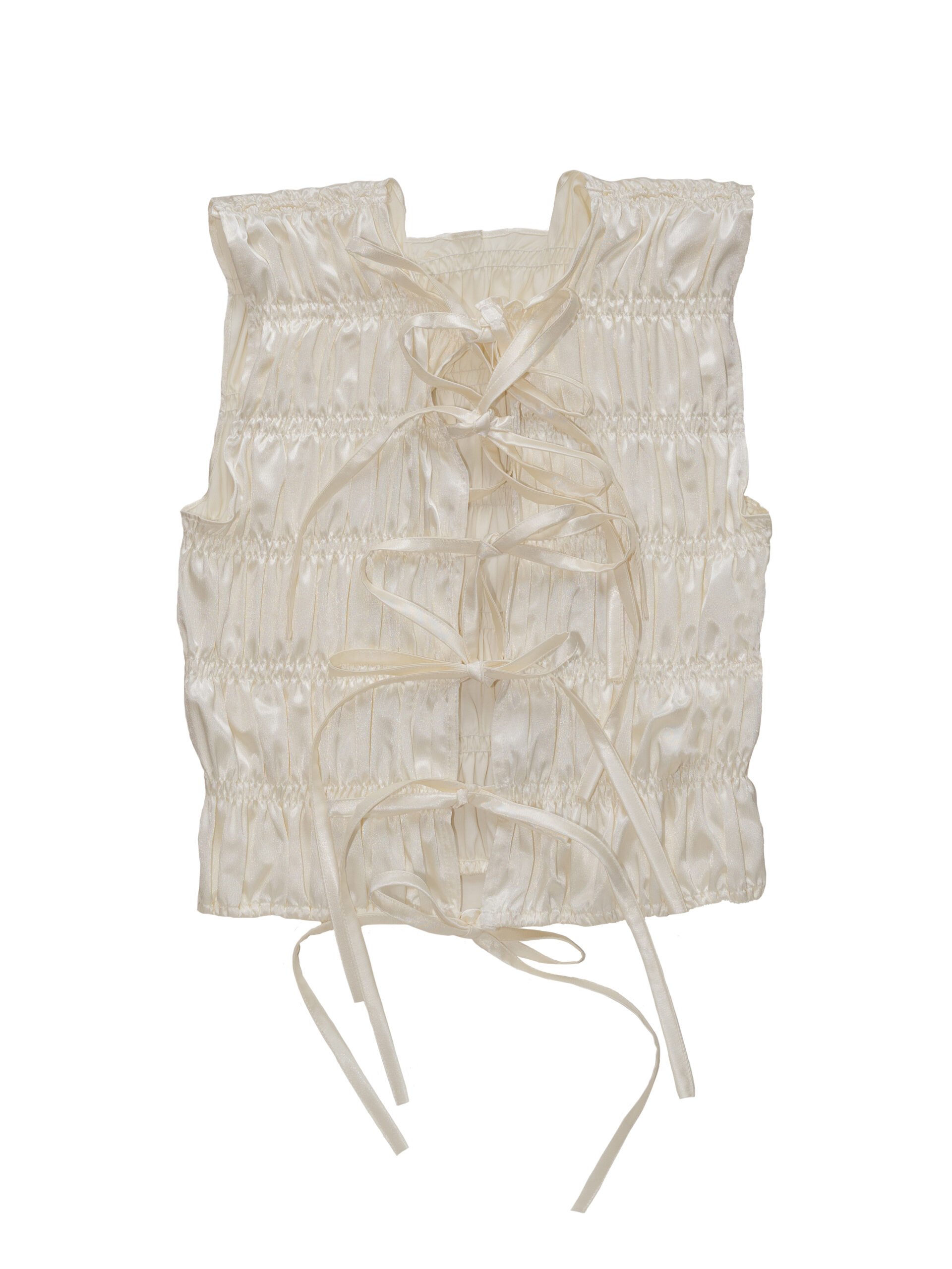 Vest Cream Satin