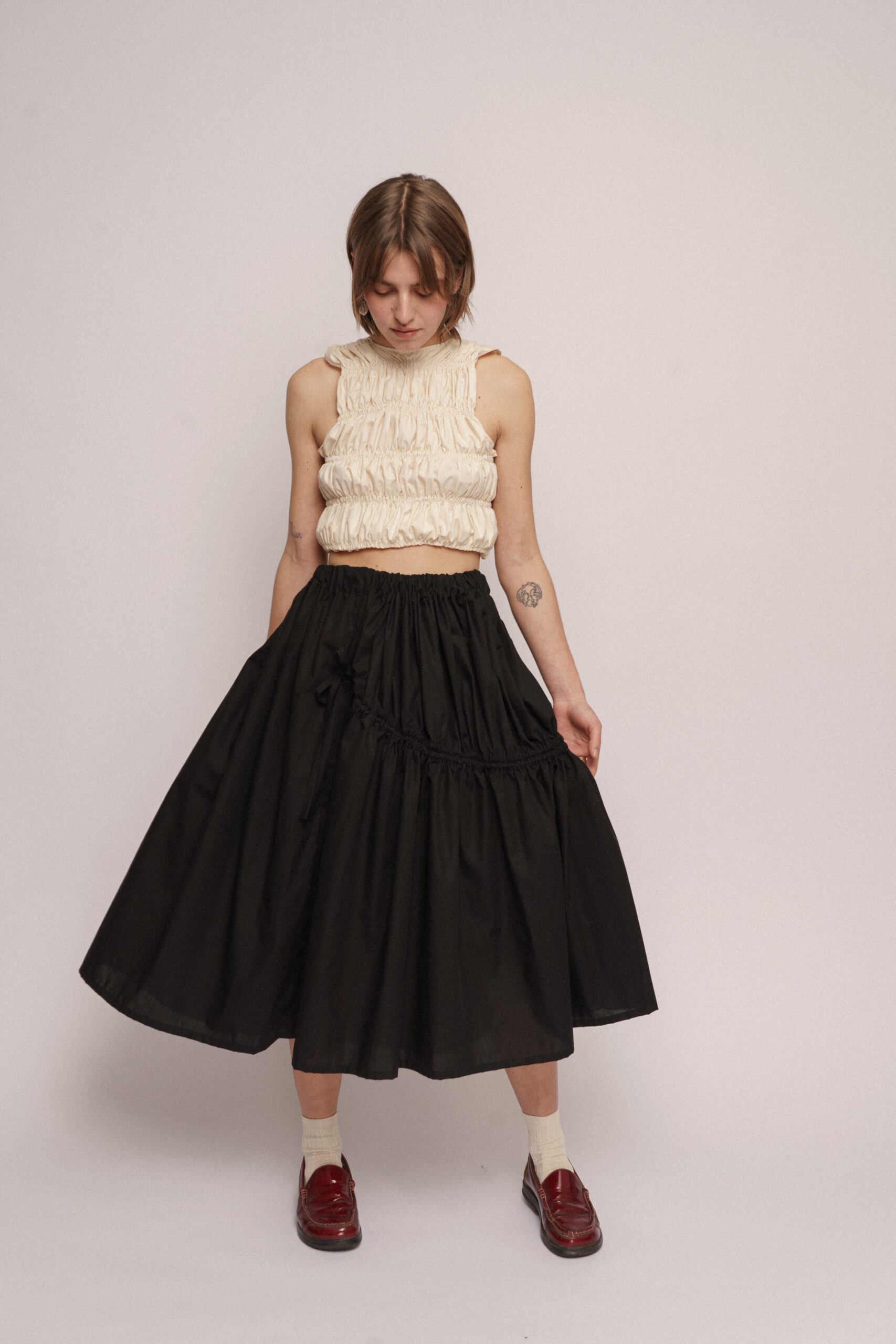 Püree Skirt Black