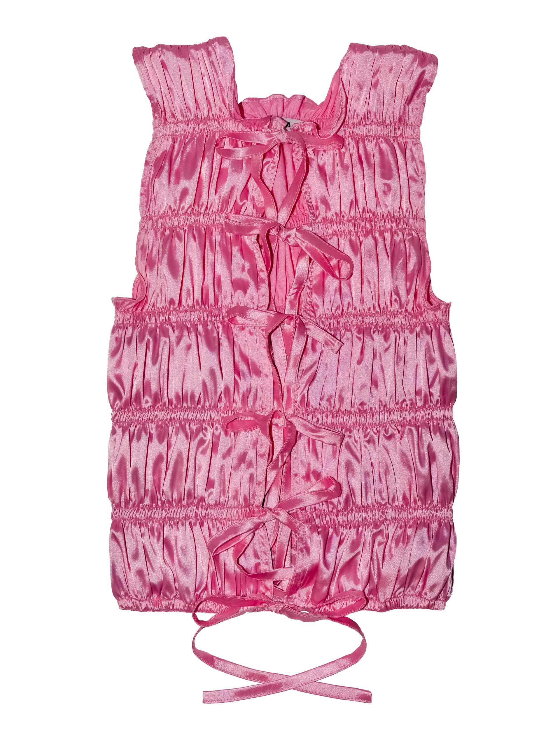 Vest Pink Satin