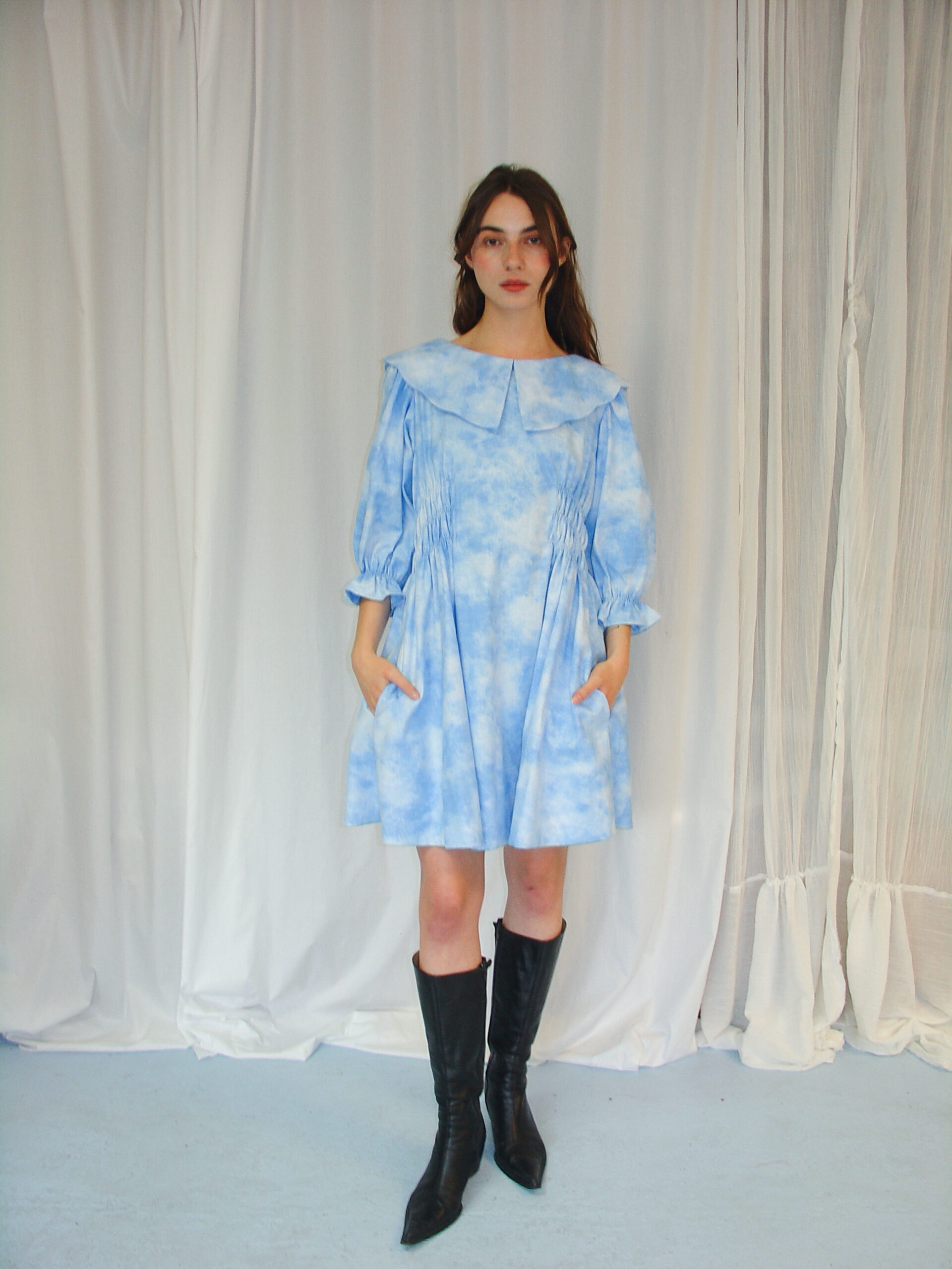 Marie Dress Mini Clouds
