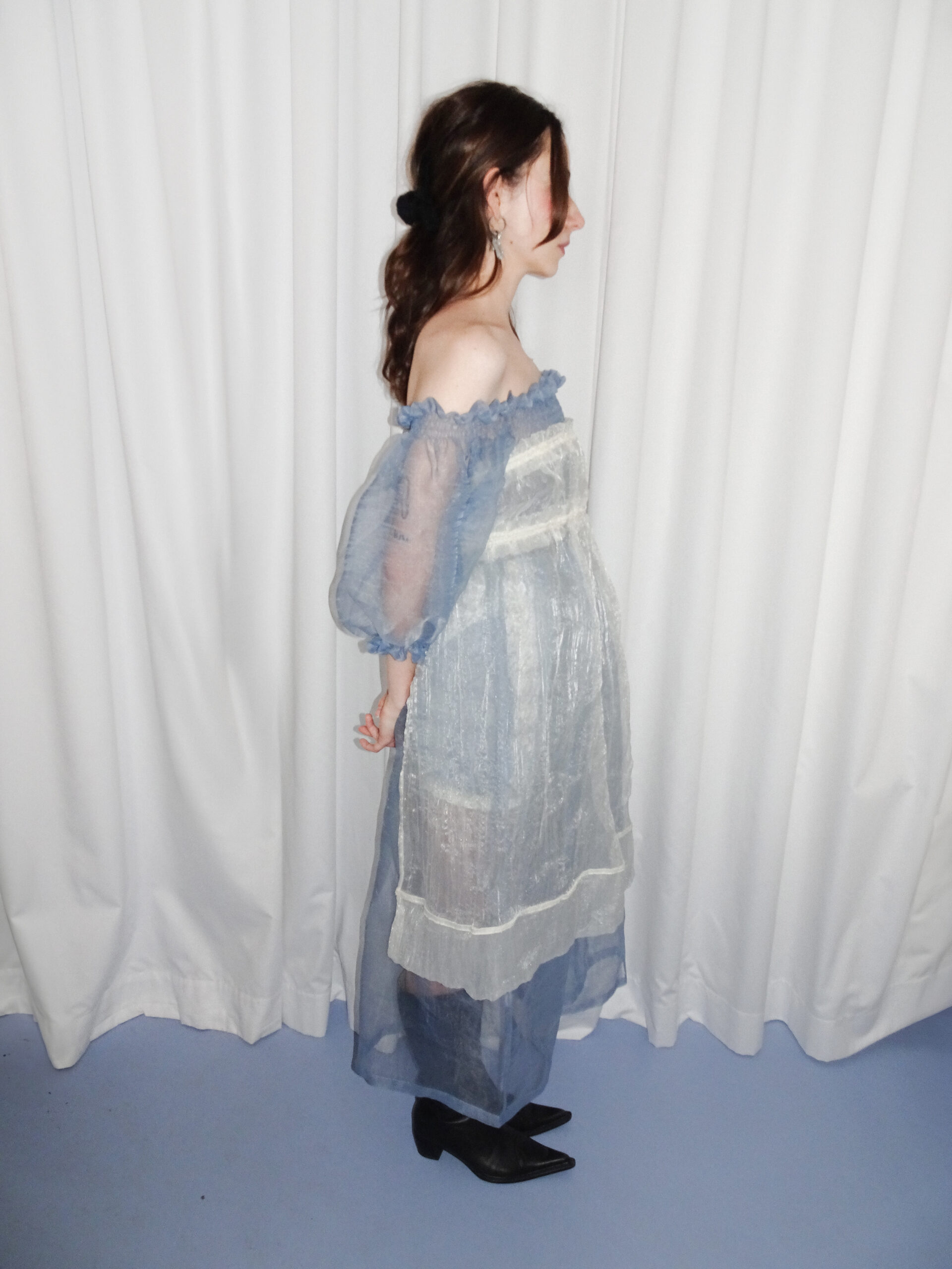 Apron Organza White